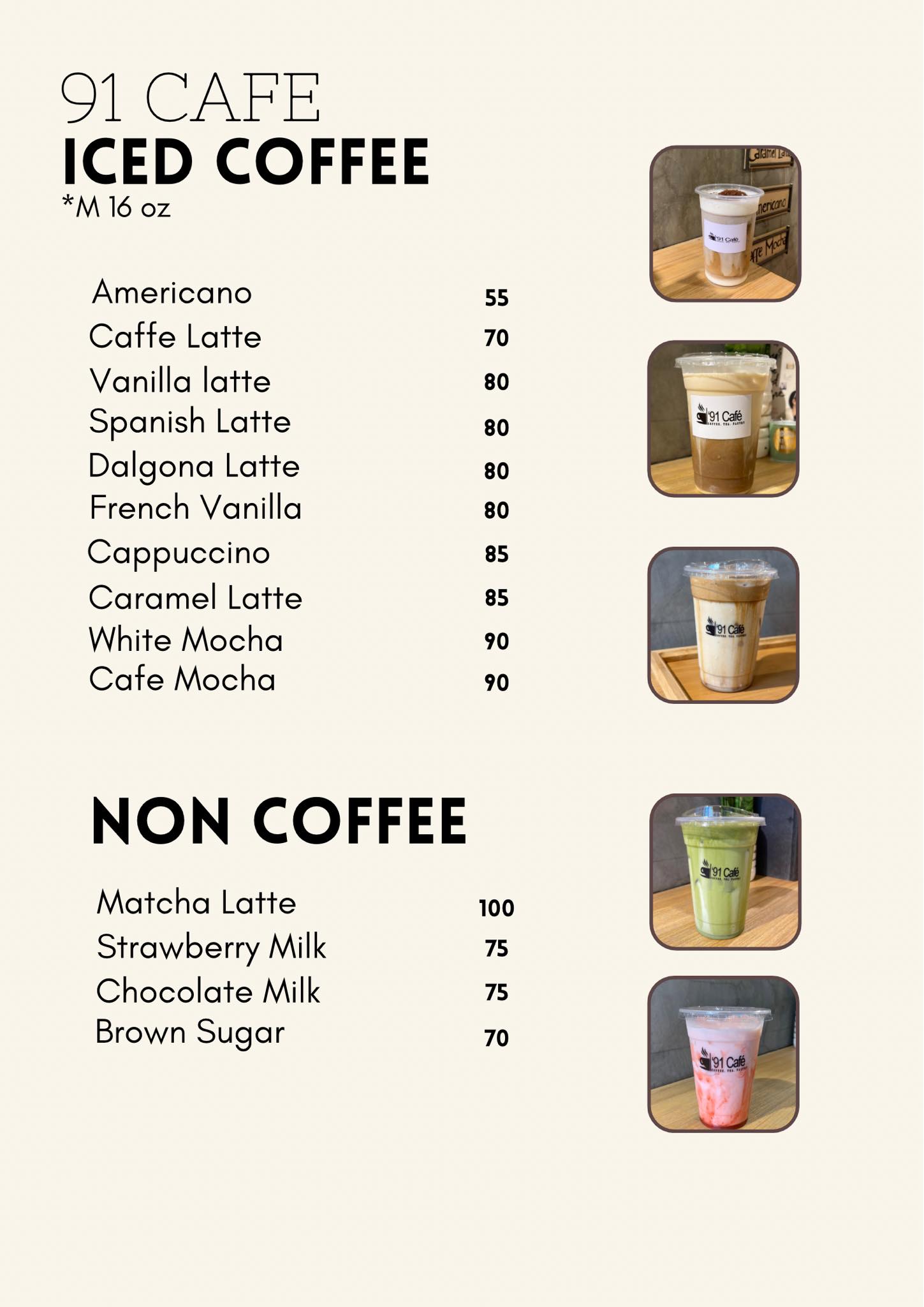 Coffee Menu