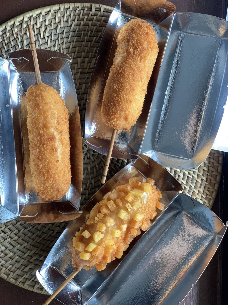 Cafe food spread